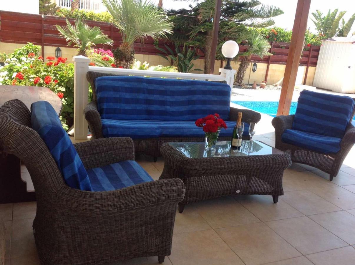 Carolyn Villa Is A Luxury 4-Bedroom Villa With Private Pool In Ayia Napa Exterior photo